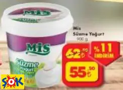 MİS SÜZME YOĞURT 900 G